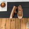 Fashion IPPEUM Chocolate Brown  Women Ballet Flats Shoes 2025 New Fashion Round Toe Mary Janes Shoe