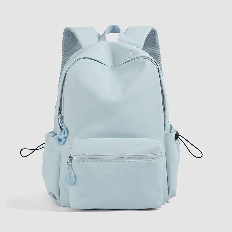 New schoolbag for women, INS style campus minimalist lightweight backpack, Korean style versatile forest-style middle and high school backpack