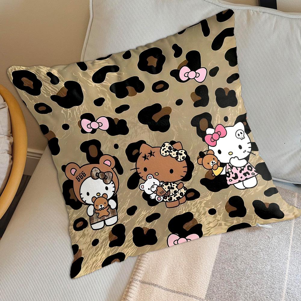 Cushion Cover 40*40 Kawaii H-Hellocats Home Decoration Living Room Pillowcase 45X45 Cushions Covers Holidays Sleeping Pillows