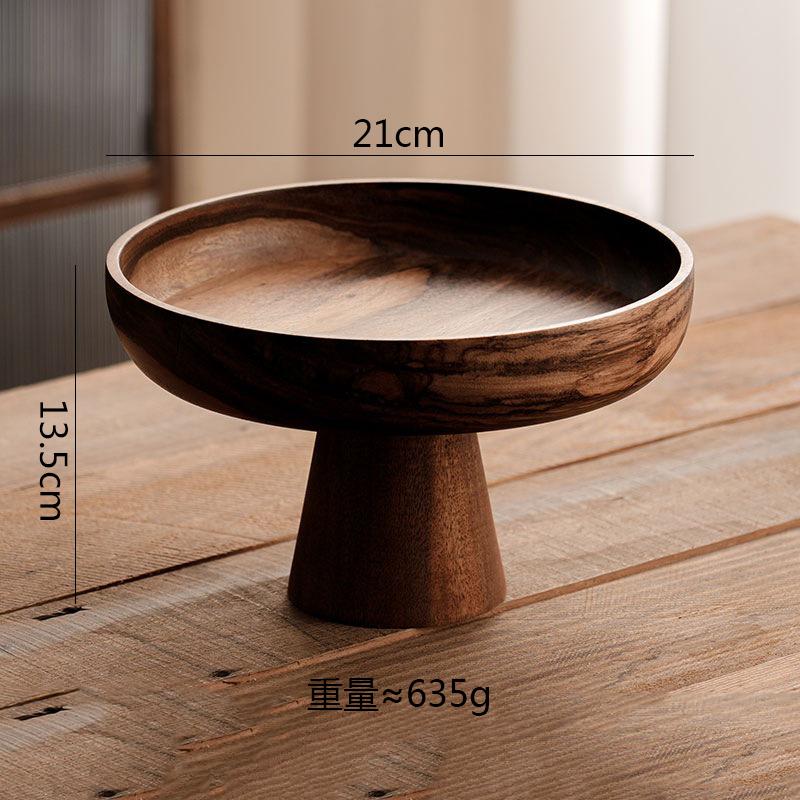 Wooden Fruit Plate Salad Plate Snack