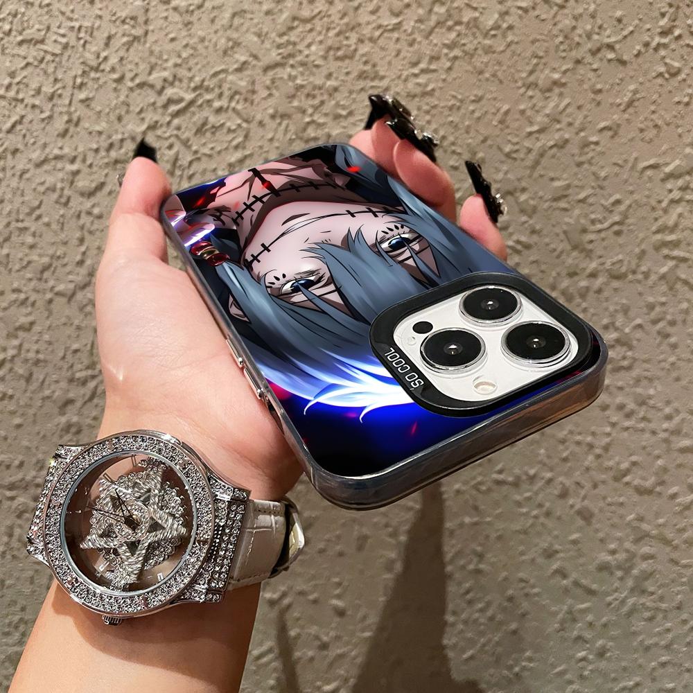 JJK Mahito Handyhülle für iPhone 17 16 15 14 13 12 11 X XR XS Air Pro Max Plus Schwarz Bunt Silber Hülle