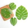 24PCS Simulation Turtle Back Leaves Outdoor Plant Wall Party Decoration Props Fake Green Plant Living Room Decoration