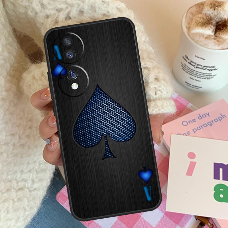 

Ace of Spades Poker For Honor Magic 8 7 5 6 Pro Case For Honor 200 400 50 90 70 Lite X8c X8b X9a X9b X9c X9d Win Honor 400 Pro