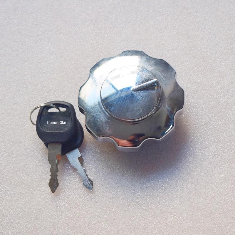 ZJ125 Silver Cat Motorcycle Fuel Tank Lock Cover for CG125/CG150/XF125