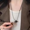 Creative Openable Acorn Pendant Long Necklaces Choker For Women Men Niche Sweater Chain Jewelry Gift