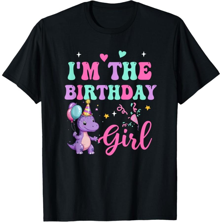 

Я Именинница Динозавр Ти-Рекс Вечеринка Семейная Парная Футболка XXXXXL чёрный