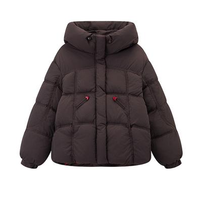 Winter New Hooded Short Cotton Coat for Women, Light Luxury Cloud-like Puff Design Thickened Jacket