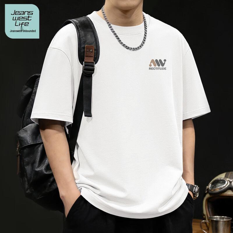 

JEANSWEST LIFE Men s Relaxed Fit Cotton Short Sleeve T-Shirt L
