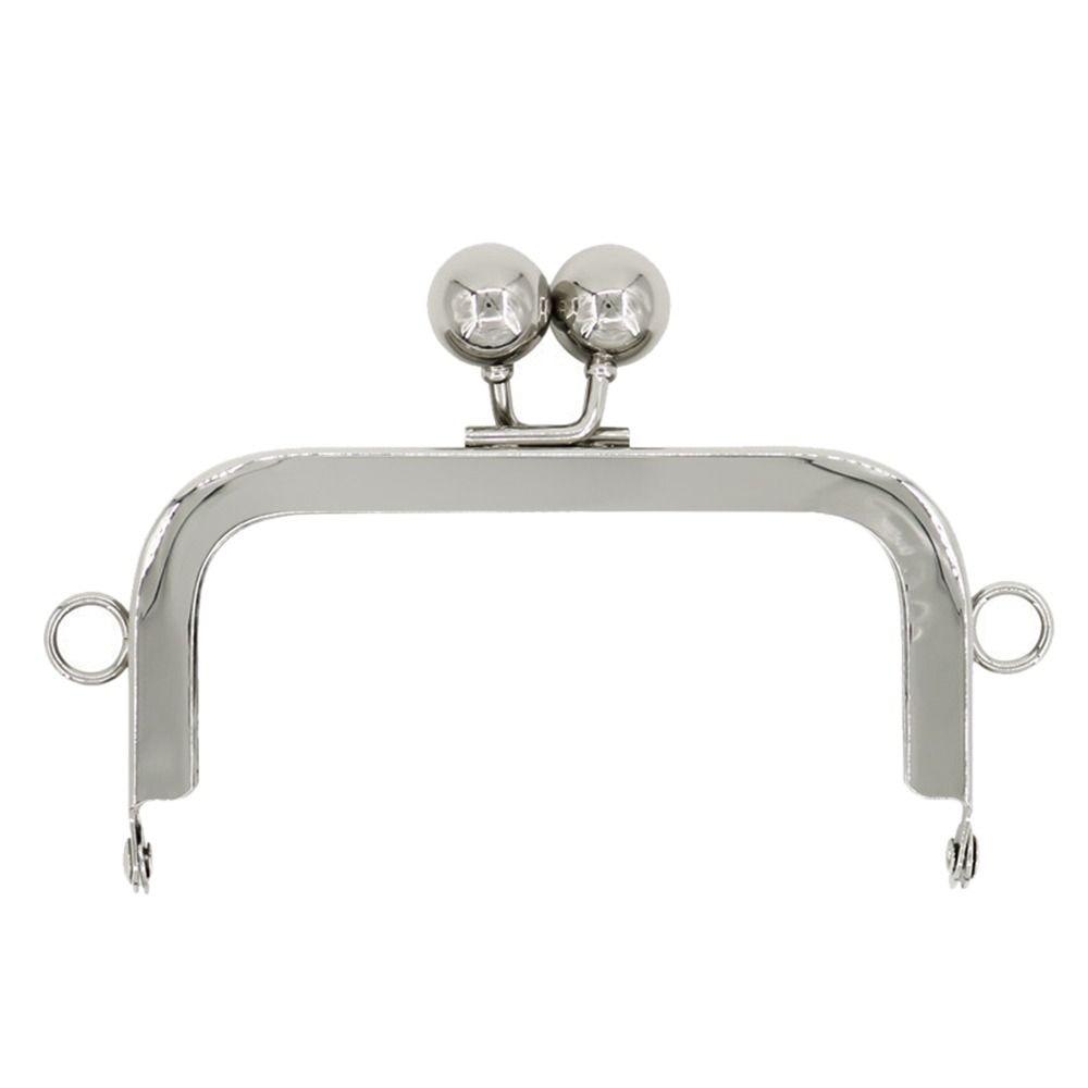 Handle Bag Accessories Metal Purse Frame Kiss Clasp Vintage Bag Kiss Clasp Lock Bag Clasps DIY Craft