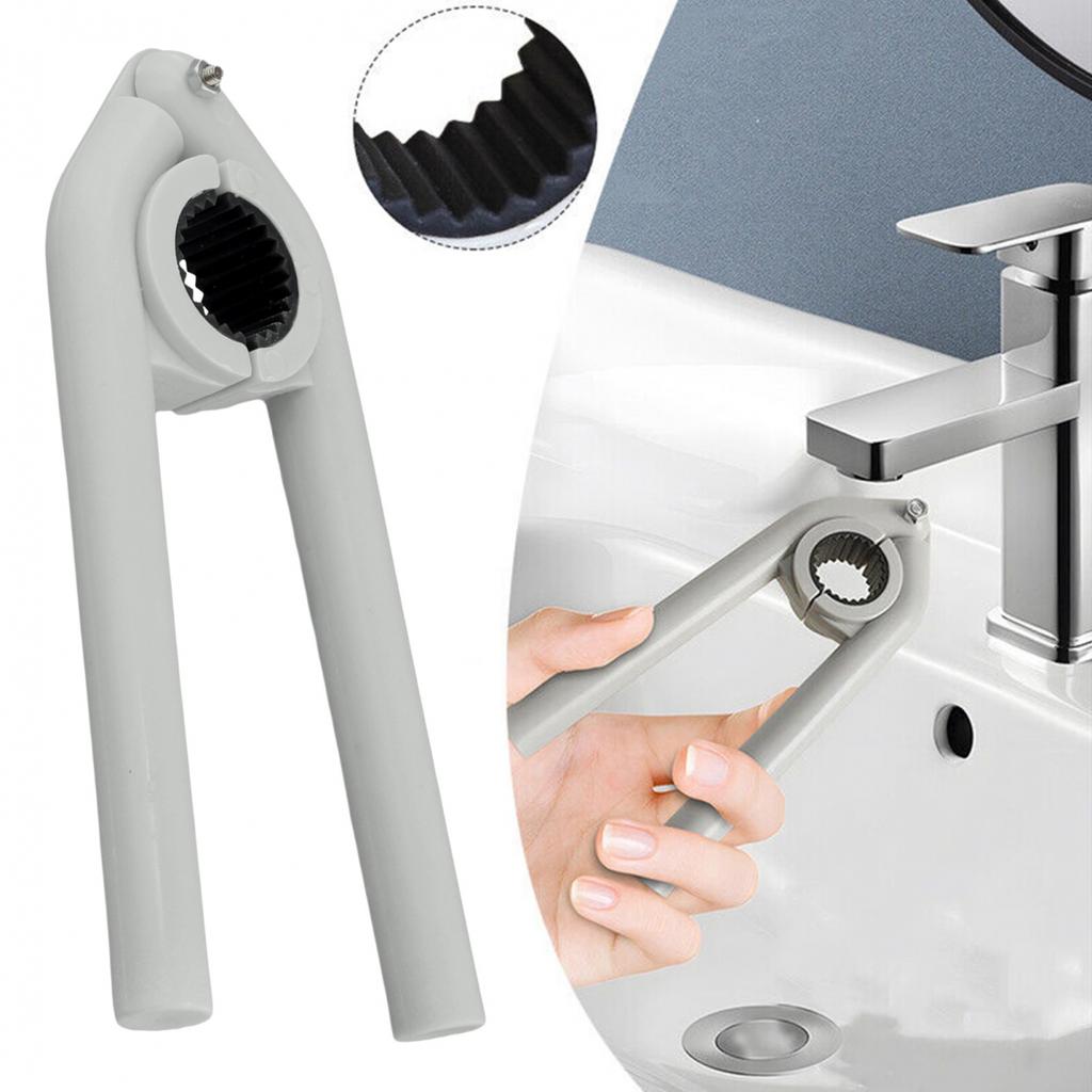 Reinforced Screw Connection Sturdy Faucet Aerator Wrench White