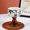 French Vintage Ceramic Goblet
