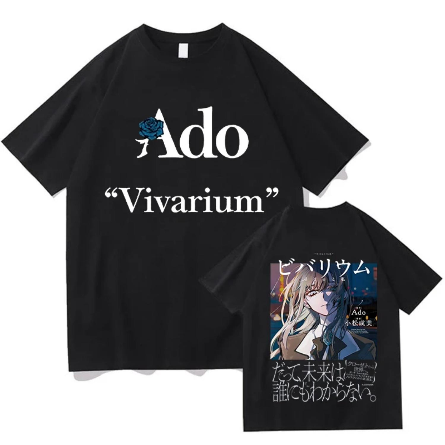 

2026 Ado Vivarium Graphic T-shirts Men Women Summer Cotton Clothing Casual Fashion Round Neck Short Sleeved Tee Streetwear S чёрный