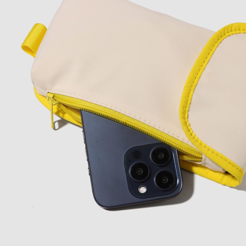 Color Block Shoulder Bag Women's Mobile Phone Bag Certificate Bag
