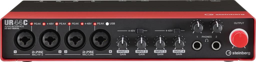 Steinberg Steinberg Audio Interface Rot UR44C RD USB3.0 32bit/192kHz