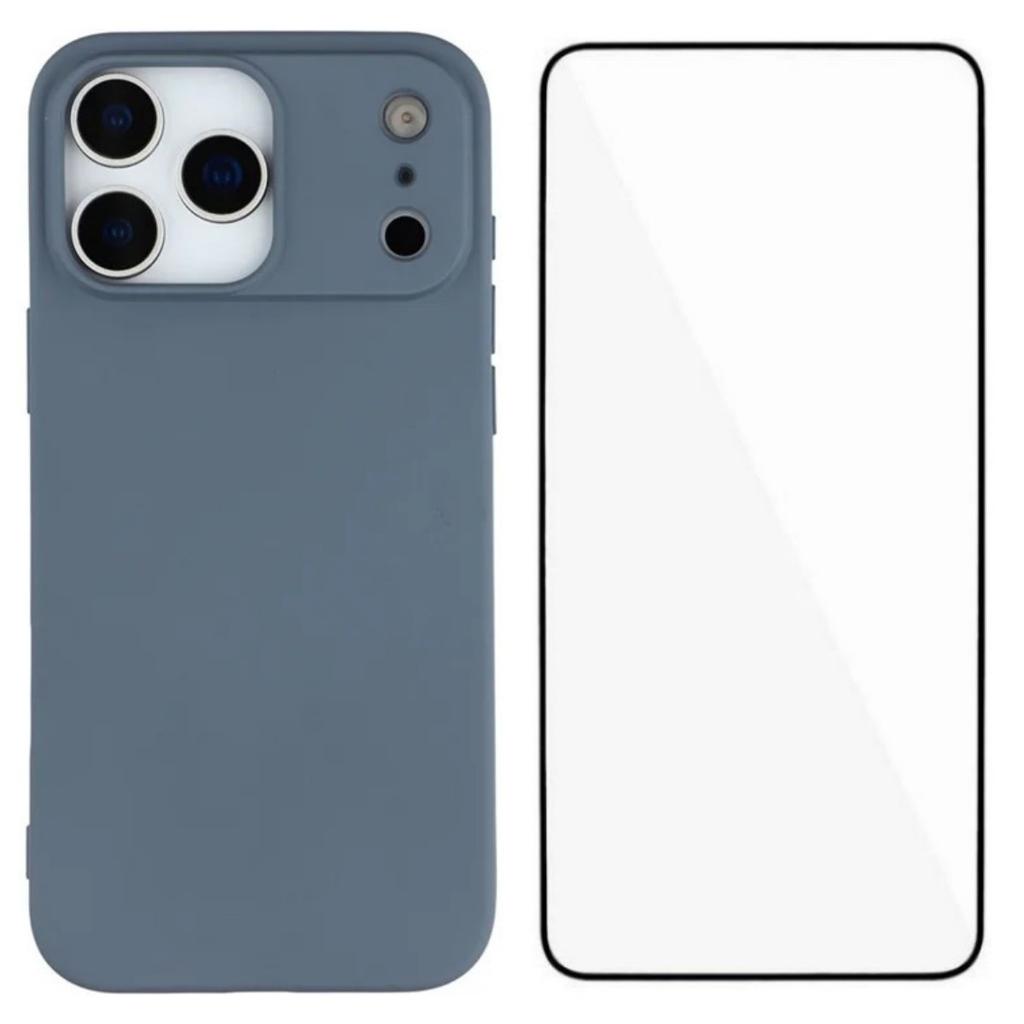 For iPhone 17 Pro Phone Case WANLONFENG RB2 Series TPU Back Cover with Tempered Glass