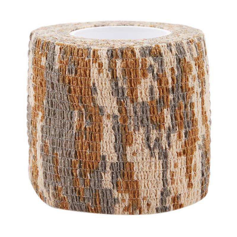 1PC/3PCS Outdoor Camouflage Tape Wrap Self-Adhesive Telescopic Multifunctional Non-Woven Stretch Bandage Tape Accessories For Camping Hunting