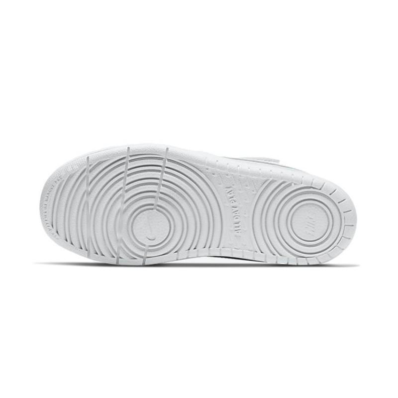 Nike Court Borough Low 2 Triple White PS Sneakers BQ5451-100