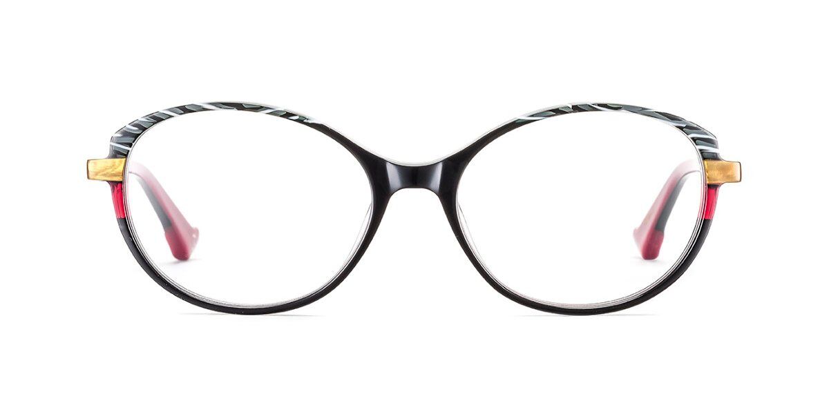 

Etnia Barcelona Asinara Bkgd Women Eyeglasses Striped Black White/53