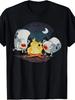 S'Mores Campfire Marshmallow Roasting Bonfire T-Shirt Gift for Dad And for Yoga