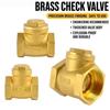 1/2" 3/4" 1" 1-1/4" 1-1/2" 2" Swing Check Valve BSP One Way Valve Durable Brass Check Valve