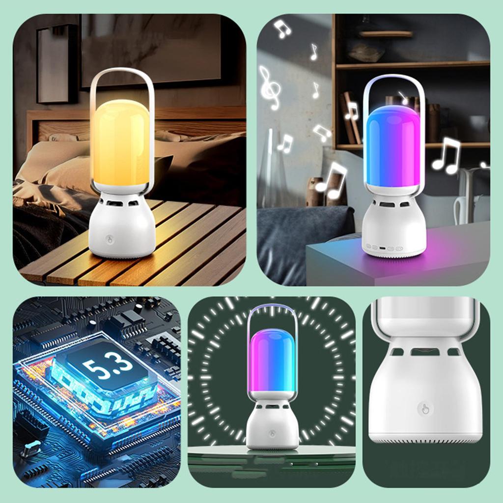 Outdoor camping lights bluetooth speakers colorful atmosphere lights camping tent lights