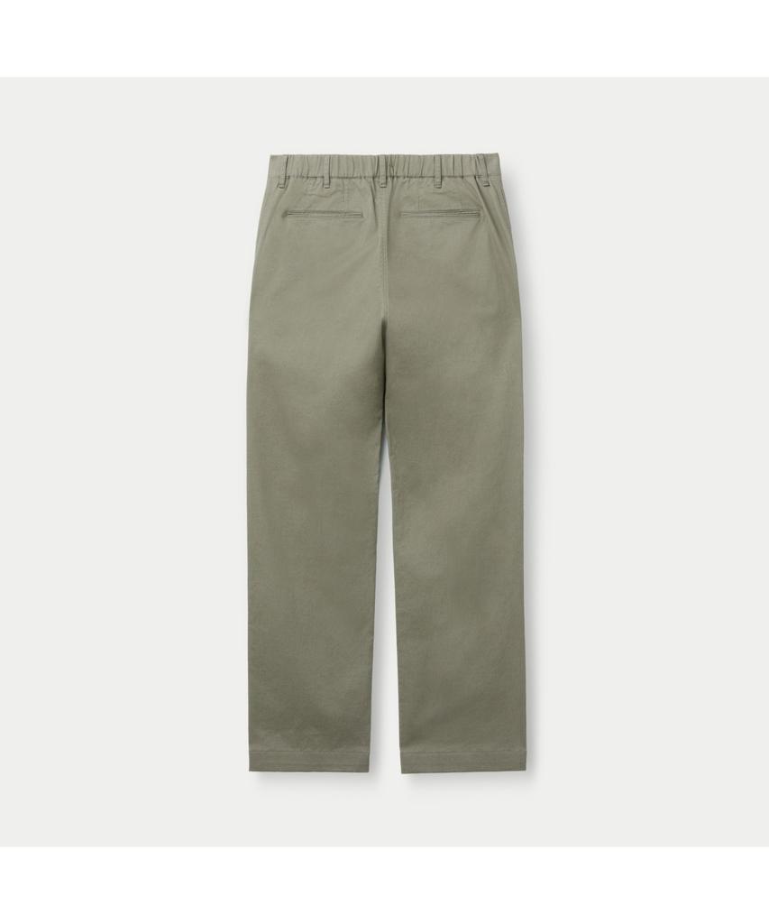 Silijeu (Set Up) Washed Cotton Loose Straight Pants Sapns26221Bex