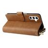 For Samsung Galaxy S26/S26 Pro Case Zipper Pocket 9 Card Slots PU Leather Phone Cover with Hand Strap