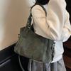 Damenhandtasche aus weichem Leder, Umhänge- und Crossbody-Tasche mit mehreren Fächern, Modische Alltags-Handtasche mit großem Fassungsvermögen