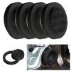 4Pcs 6.5 Inch Car Universal Speaker Ring Soundproof Cotton,  Enhance The Sound Effect