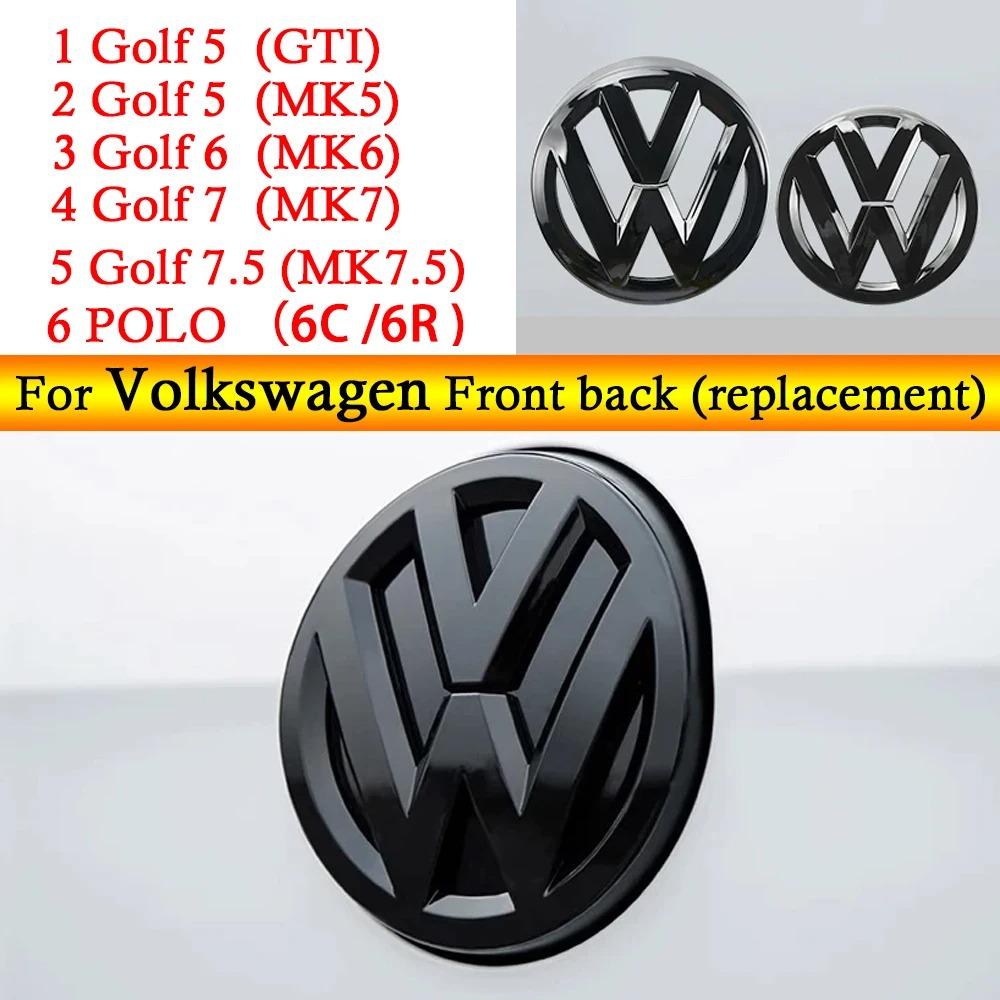 T24Transporter T5 T6 Golf GTI MK5 6 7 7.5 Polo 6R 6C For Volkswagen Car Hood Front Grill Emblem Tail Trunk Logo Cover Decoration