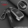 For Audi 8V2026New Zinc Alloy Car Remote Key Case Cover Shell for Audi A1 A3 A4 8P 8L 8V A5 B6 B7 A6 A7 C5 C6 Q3 Q5 Q7 4F S3 S4 S6 Rs3 Tt