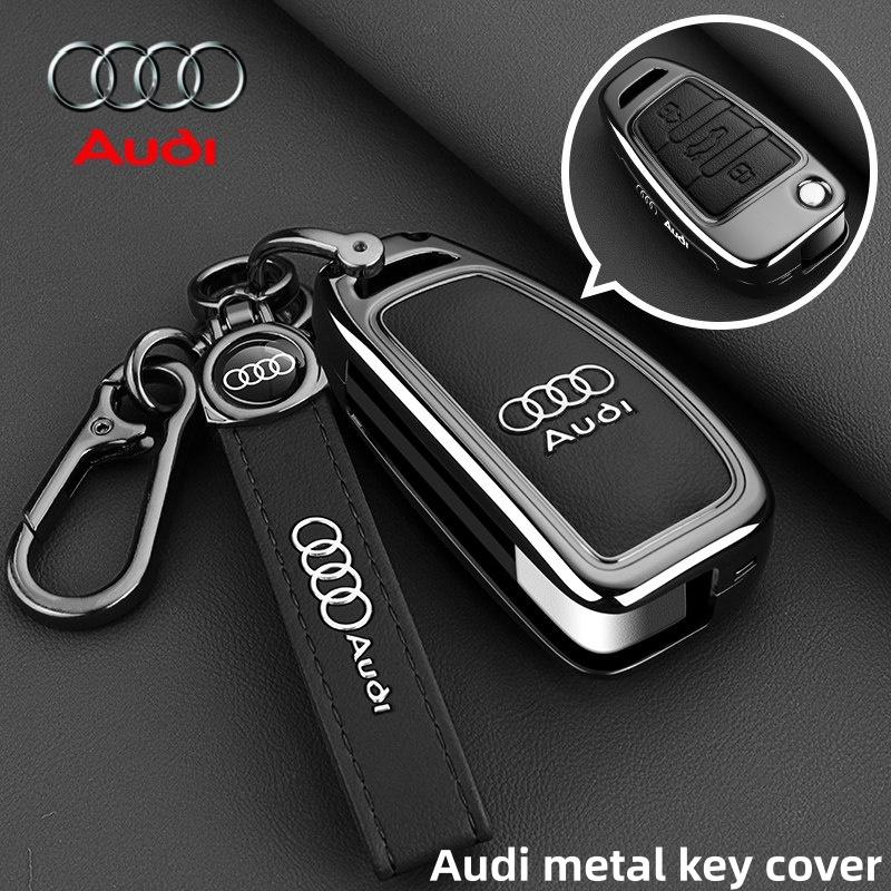 For Audi 8V2026New Zinc Alloy Car Remote Key Case Cover Shell for Audi A1 A3 A4 8P 8L 8V A5 B6 B7 A6 A7 C5 C6 Q3 Q5 Q7 4F S3 S4 S6 Rs3 Tt