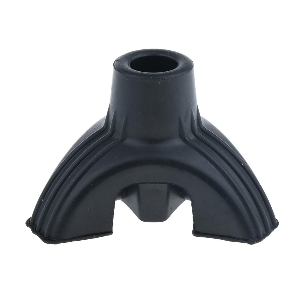 Crutches Support Base with Durable Rubber Tripod Tip 3/4 "5/8"