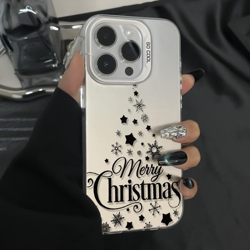 IMD Merry Christmas Phone Case For iPhone 17 Cases iPhone 16 Pro Max 15 14 Plus 13 12 11 7 8 16E 17 Air XS XR X Hard Back Cover
