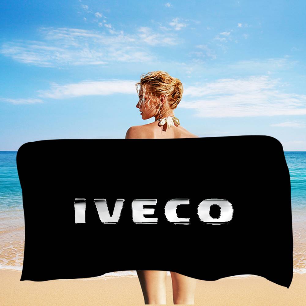 NIEUWE IVECO Grote Microvezel Strandlakens Sneldrogend Handdoek Zand Strandlakens Zwembad Handdoek Voor Reizen Zwemmen Zwembad Yoga W30*H60(CM)
