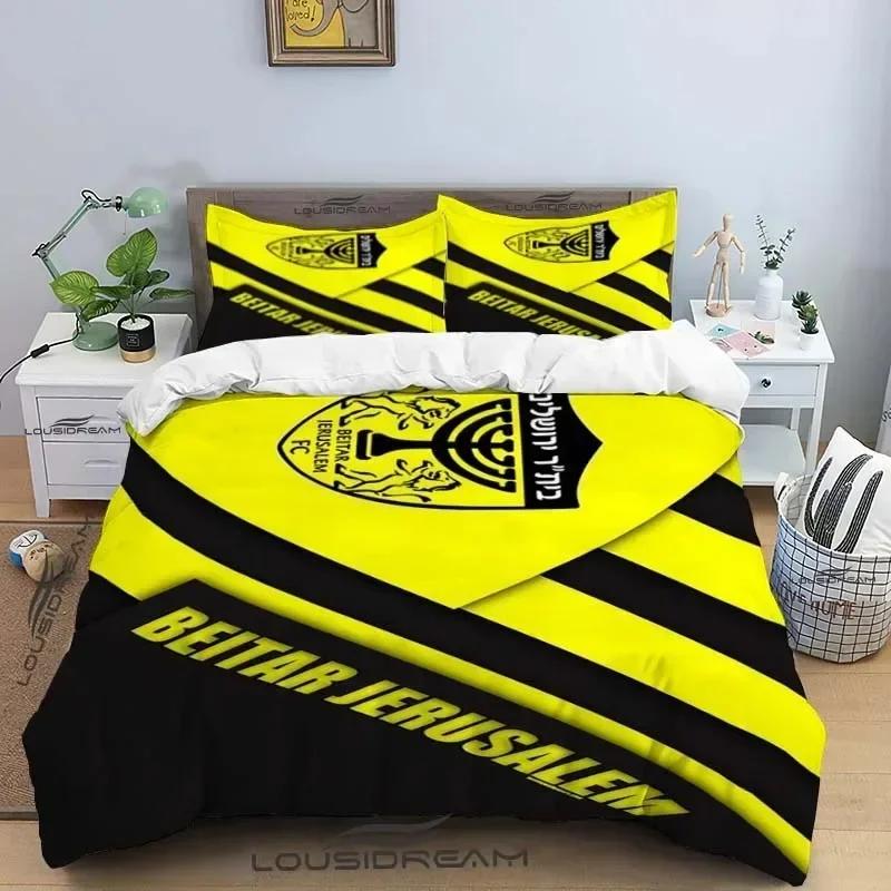 

Beitar Jerusalem Fc Bedding Set For Bedroom Soft Modern Bedspreads Comefortable Kids Duvet Cover Quilt Cover And Pillowcase 70x133cm 3pcs