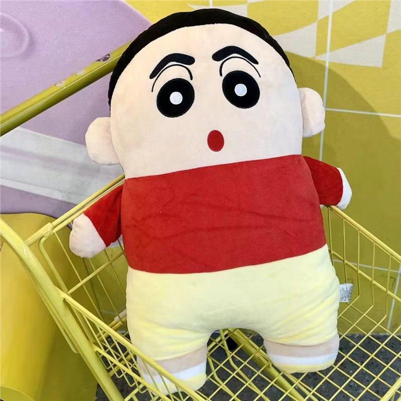 Crayon Shin-chan Pig Plush Doll - Super Soft Anime Cartoon Stuffed Toy & Pillow Gift