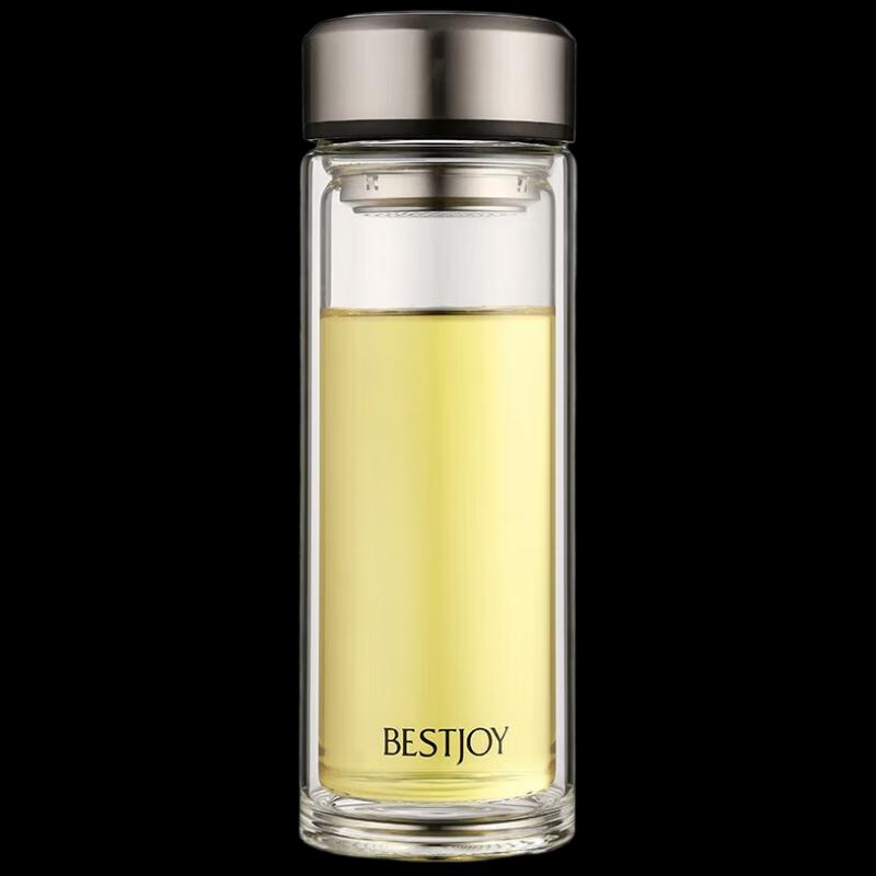 Fuguang Double-Layer Borosilicate Glass Tea Cup