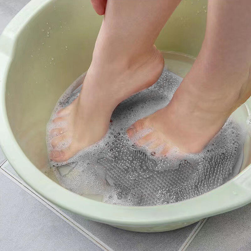 Bathroom Toilet Foot Callus Remover Foot Brush Foot Wash Mat