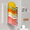Strong Adhesive Hat Organizer Acrylic Hold up to 24 Hats Hat Rack Plastic Space Saving Baseball Cap Organizer for Baseball Caps