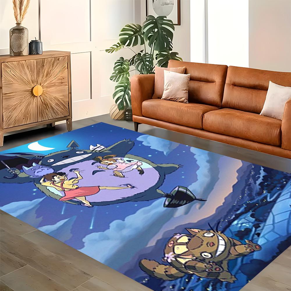 My Neighbor Totoro Fantasy for Living Room Rug, Bedroom, Study Room, Hallway Decoration, Perfect for Home Decoration or Holiday Gifts