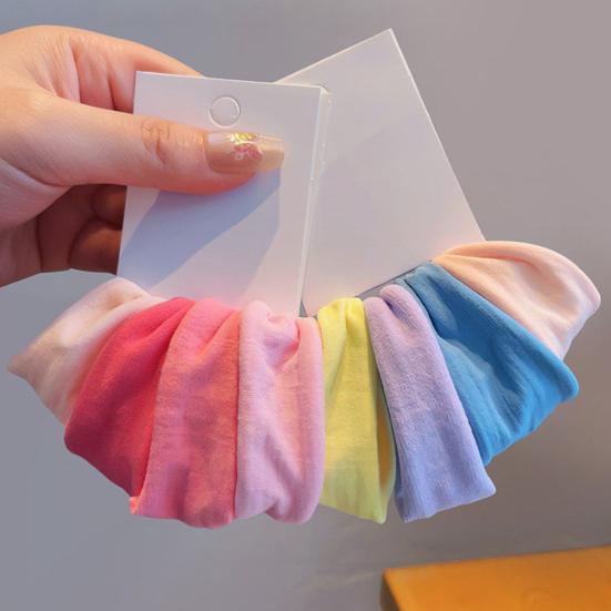 4/5 Pezzi Elastici per Capelli da Donna Colore Puro Alta Elasticità Corde per Capelli Grandi Elastici Estensibili Code di Cavallo Treccine Accessori per Capelli