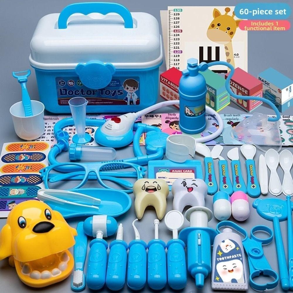 Educational Children Doctor Play Set Simulation Dentist Kid Stethoscope Doctor Set  Children Toys