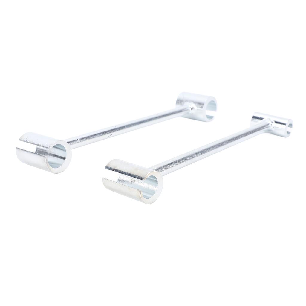 2 Peças Chave de Ajuste de Folga de Dobradiça Ajuste de Porta Aço Carbono Soldado Cabeça Dupla Ajustável