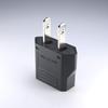 Domestic Conversion Plug Europe Type Japan Type Allows You To Use Foreign Electrical Products In Japan Set of 1 (C)/Italy (L) (A) (black)