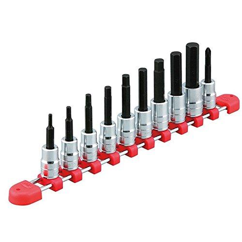 

Набор шестигранных головок с битами TBT310H [KTC Tools] 21C-9.5sq (10 кусочков) /
