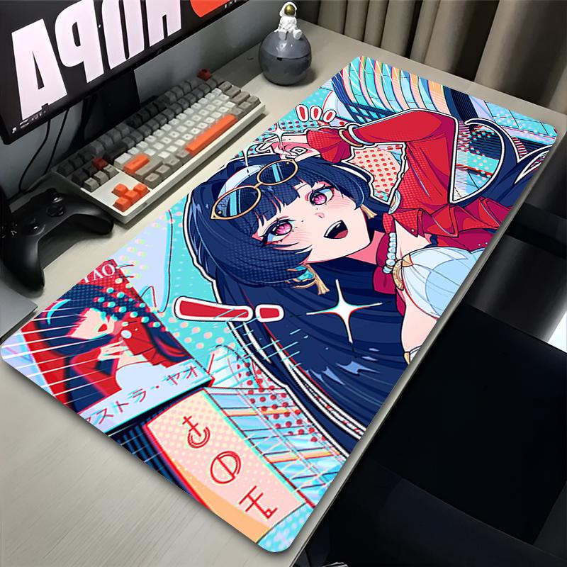 Popular Gaming Mouse Pad Zenless Zone Zero Astra Yao Gamer Extended Desk Mat Notbook Colorful Japanese Anime Keyboard Mousepad