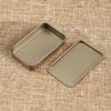 Tinplate Mini Metal Box Slide Cover Storage Box Wedding Jewelry Pill Cases Portable Tin Boxes Container Cosmetic Organizer