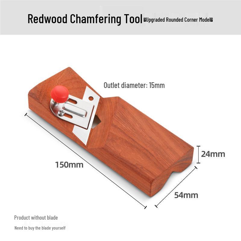 45° V-Groove Gypsum Board Chamfering Planer - Sound-Absorbing Woodworking Tool