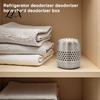 Portable Shoe Cabinet Deodorizer Stainless Steel Refrigerator Deodorizer, Long-Lasting Odor Eliminator, Nano-Catalytic Wardrobe Air Freshener Removal